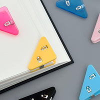 Triangle Corner Paper Clips Colorful Paper Clips (set of 20)