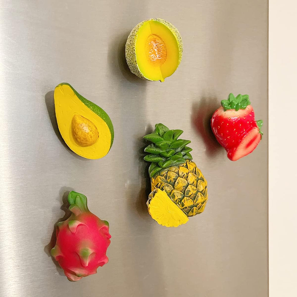 Fruit Magnets 3D Resin Magnets (set of 5)