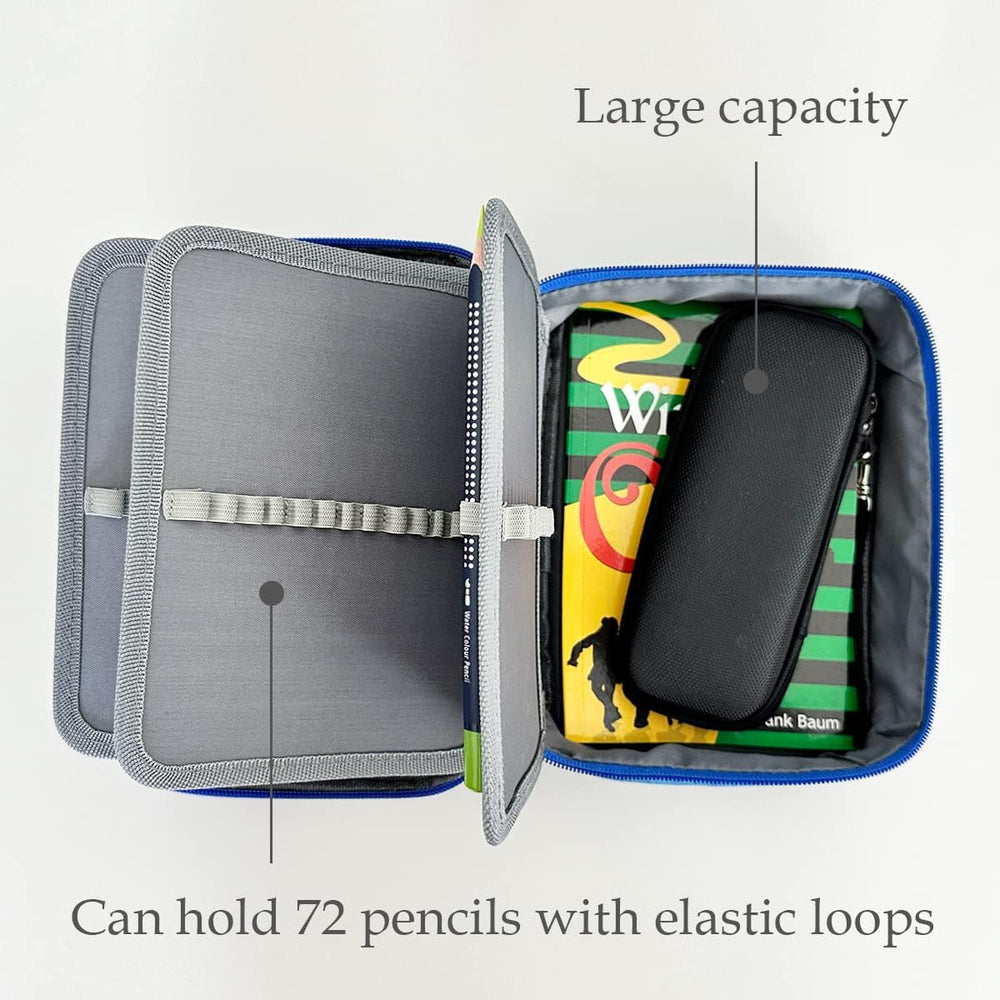 Large Capacity 72 Slot Pencil Case Color Pencil Holder