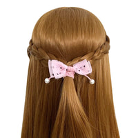 Polka Dots & Pearls Hair Ties (set of 10)