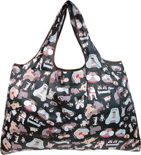 Cats, Dog & Llamas Large Foldable Reusable Nylon Bags (set of 5)