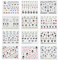 Globetrotter Nail Stickers Nail Art (24 sheets)