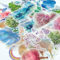 Whimsical Dream Decorative Scrapbooking Washi Stickers (60 sheets)