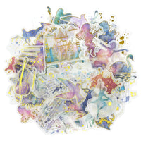 Whimsical Dream Decorative Scrapbooking Washi Stickers (60 sheets)