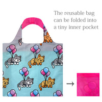 Floating Cat Allybag Foldable Eco-Friendly Reusable Bag