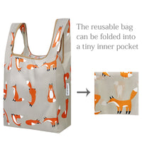 Foxy Nylon Reusable Foldable JoliBag Grocery Bag (set of 2)