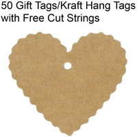 Heart Gift Tags with Strings