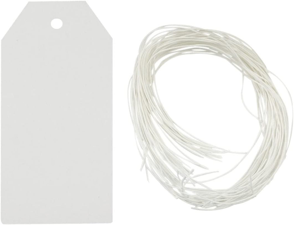 White Gift Tags with Strings