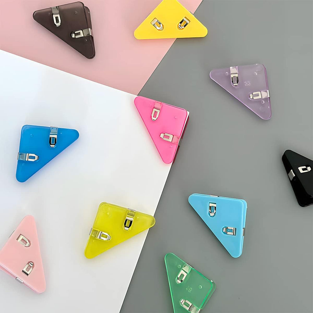 Triangle Corner Paper Clips Colorful Paper Clips (set of 20)