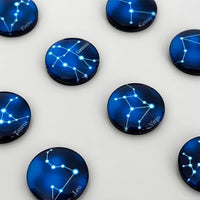 Constellations Magnets Crystal Glass Magnets (set of 12)