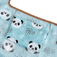 Pandas Small & Large Foldable Nylon Tote Reusable Bags