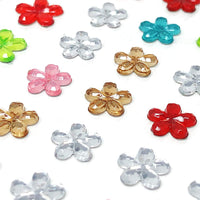 Multicolor Flower Crystal Gem Stickers