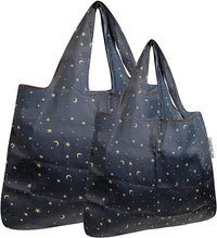 Moon & Stars Large Foldable Reusable Nylon Bag