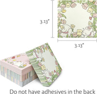 Spring Garden Bunny Notepads (set of 4)