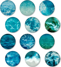 Ocean Magnets Crystal Glass Magnets (set of 12)