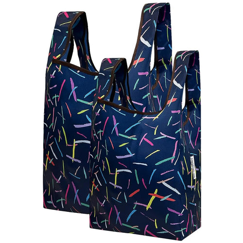 Sprinkles Nylon Reusable Foldable JoliBag Grocery Bag (set of 2)
