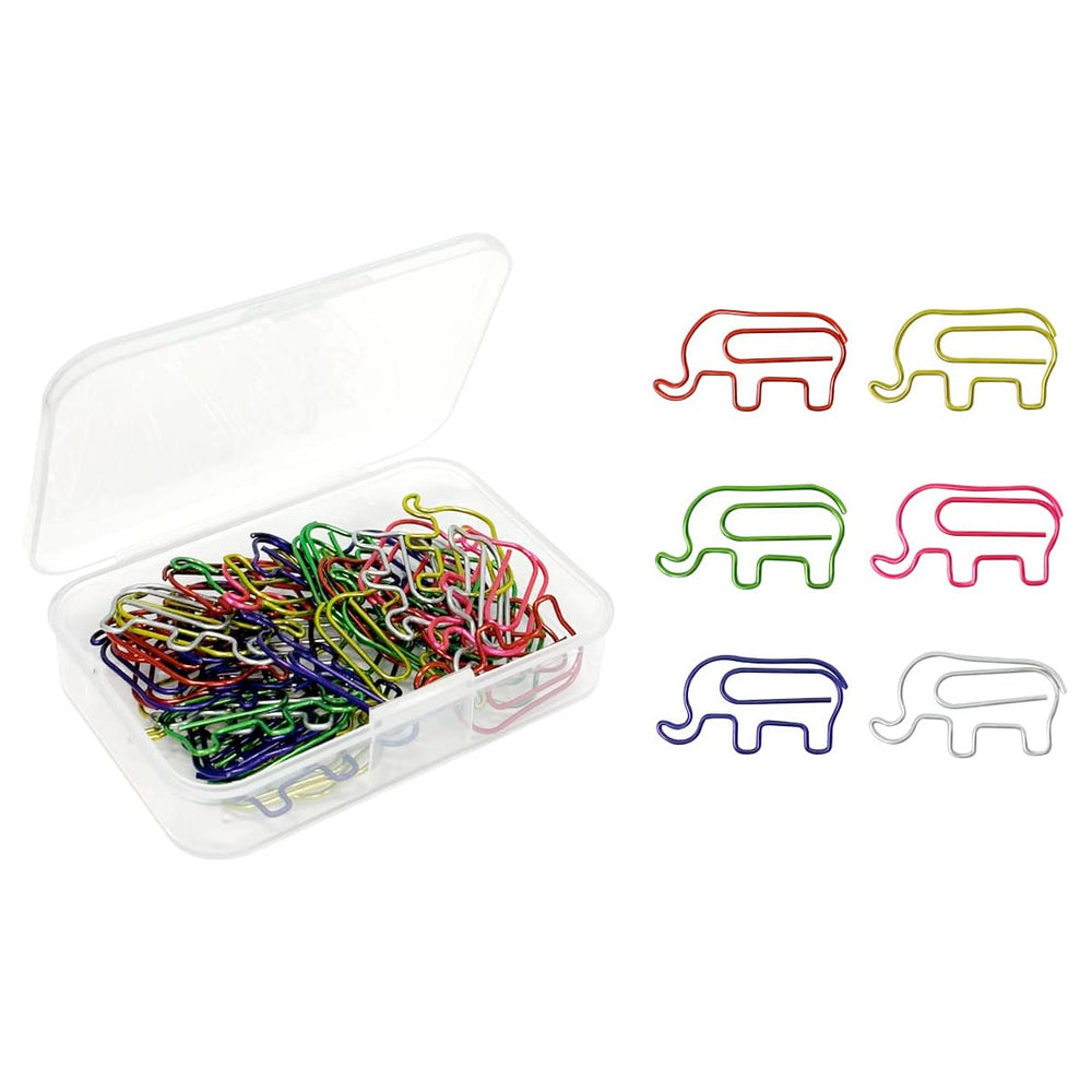 Elephant Paper Clips (set of 50)