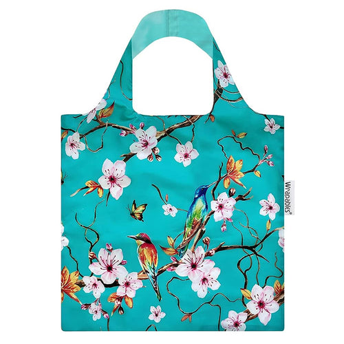 Cherry Blossoms Mini Allybag Foldable Eco-Friendly Reusable Bag