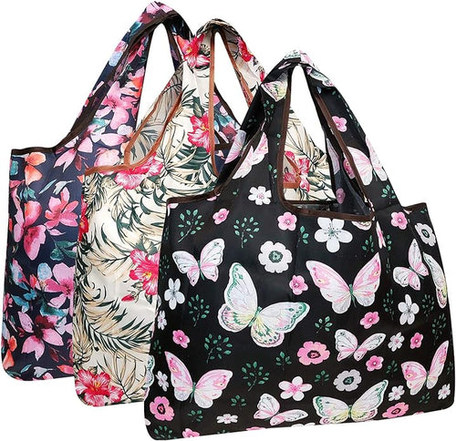 AllyDrew Splendid Designs Large Foldable Tote Nylon Borsa AllyDrew Splendid Designs Large Foldable Tote Nylon Borsa
