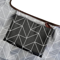 Geometric Small & Large Foldable Nylon Tote Reusable Bags