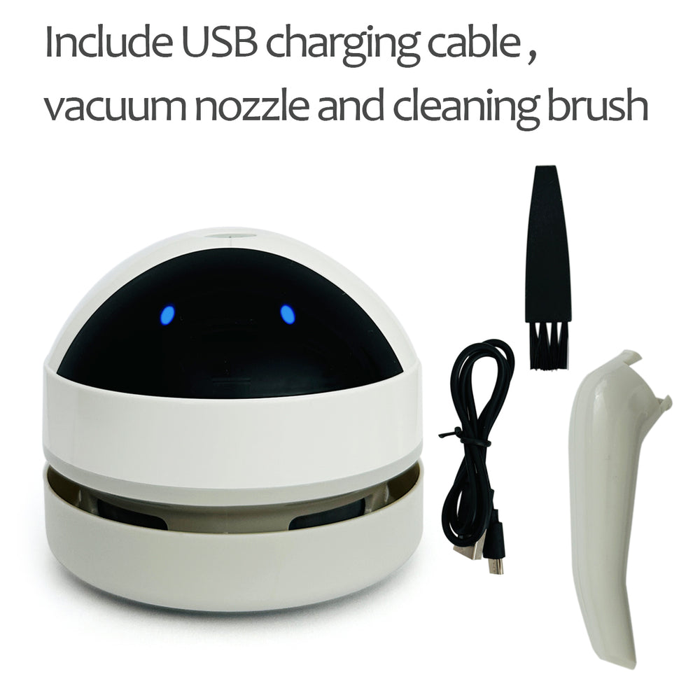 Robot Desktop Vacuum USB Rechargeable