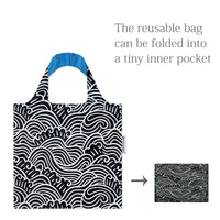 Waves Mini Allybag Foldable Eco-Friendly Reusable Bag