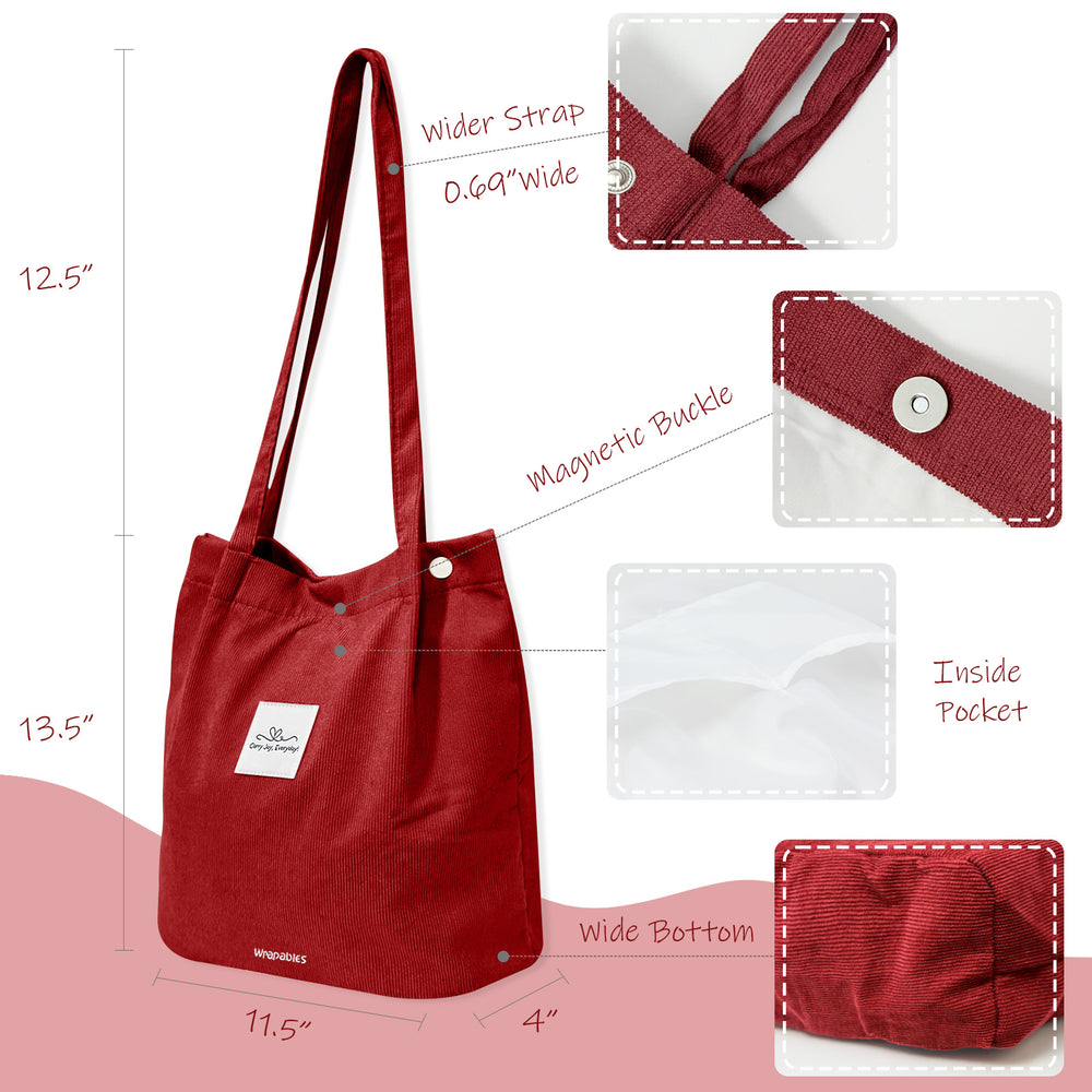 Corduroy Everyday Tote
