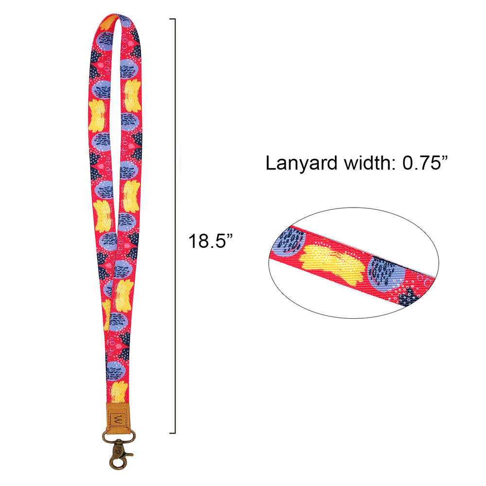 Lanyard Keychain and ID Badge Holder,