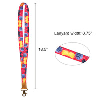 Lanyard Keychain and ID Badge Holder,