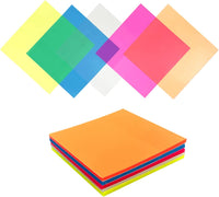 Multi-color Transparent Sticky Notes Waterproof Memo Pads (250 sheets)