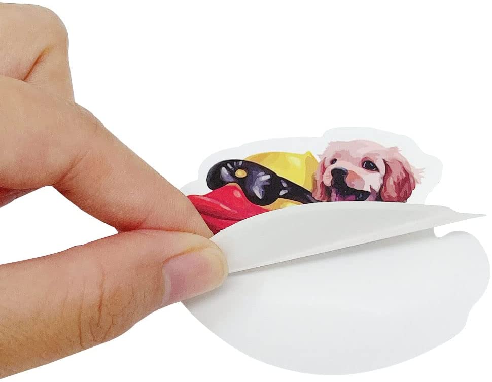 Allydrew Waterproof Vinyl Sticker Decal, Adorable Doggies