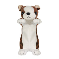 Soft Plush Dog Pencil Pouch Puppy Pencil Case Stationery Pencil Holder