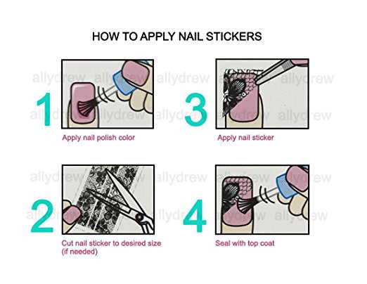 Globetrotter Nail Stickers Nail Art (24 sheets)