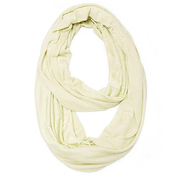 Soft Lightweight Jersey Knit Solid Infinity Scarf Jersey Circle Scarf ...