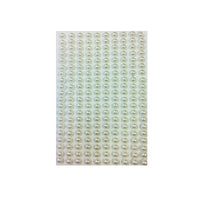 ALLYDREW Pearl Stickers Adhesive Gem Pearl Sticker Strips (3mm, 5mm, 6mm)