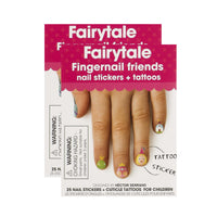 Fingernail Friends Scented Nail Stickers, Fairytale (50 stickers & 50 cuticle tattoos)