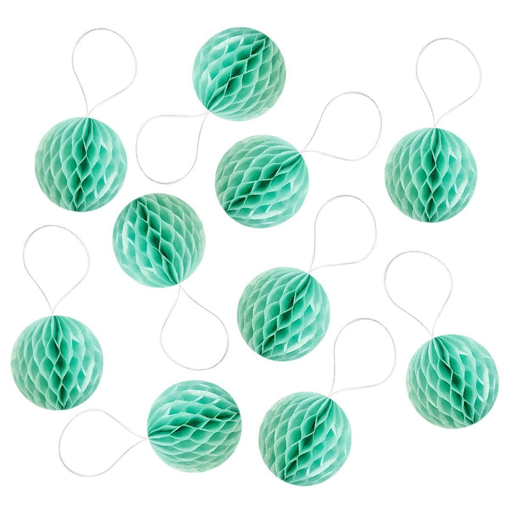 Mini 2" Tissue Paper Honeycomb Balls (set of 10)
