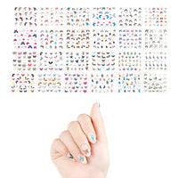 24 Sheets Butterfly Nail Stickers Set Nail Art