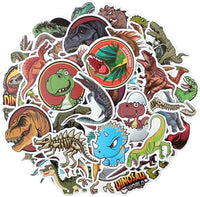 Allydrew Waterproof Vinyl Sticker Decal, Dinosaurs