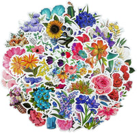 Allydrew Waterproof Vinyl Sticker Decal, Floral Bouquet