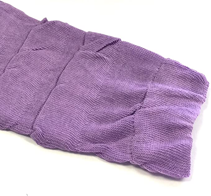 Children's Solid Leg Warmer, Ruffle Purple