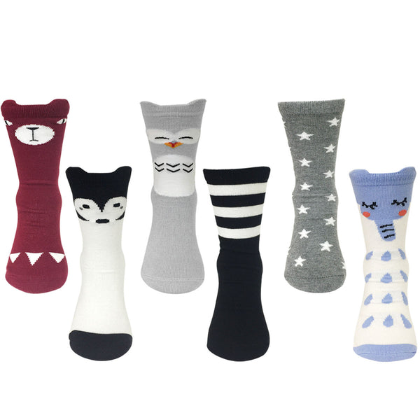 Little Animals Children's Tube Socks, 18-24 months (set of 6) – allydrew