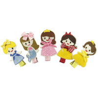 Sweetheart Princes Children's Hair Clips (set of 5)