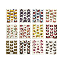 Flowers French Tip Water Slide Nail Art Nail Decals (44 sheets/600+ Nail Decals)