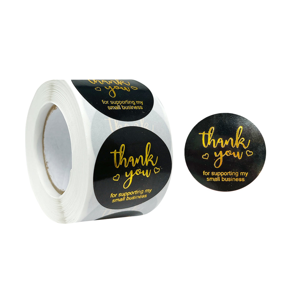 1.5 Inch Thank You Stickers – 9 Styles – Cute Animal Designs For Small Business Packaging