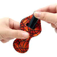 Basketball Chapstick Holder Keychain (set of 10)
