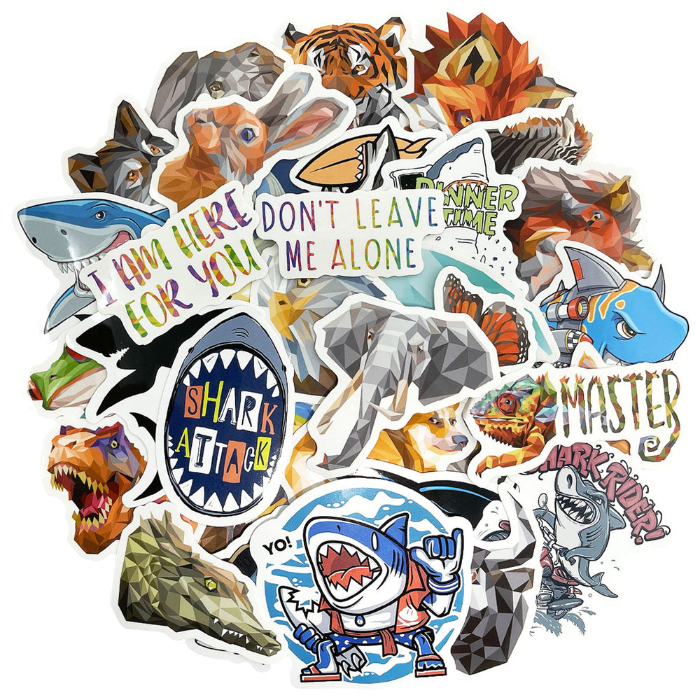 Majestic Creatures Waterproof Vinyl Stickers (100 stickers)