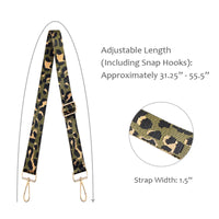 Green Leopard Adjustable Bag Strap
