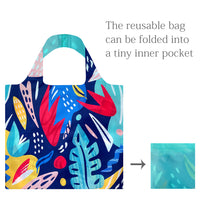 Abstract Leaves Allybag Foldable Eco-Friendly Reusable Bag