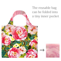 Pink Peonies Allybag Foldable Eco-Friendly Reusable Bag
